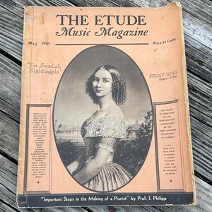 Vintage The Etude Music Magazine May 1938